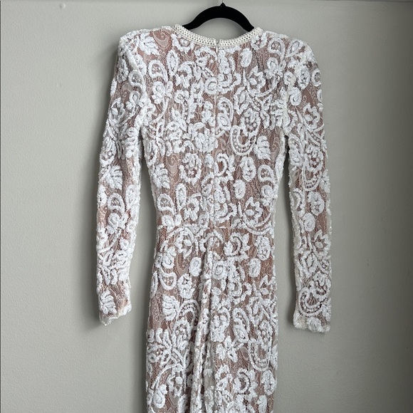 NADINE MERABI White Lace Jumpsuit - Picture 7 of 12